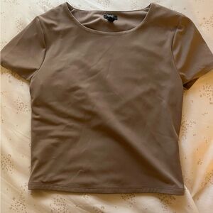 Brown Express Body Contour Top
